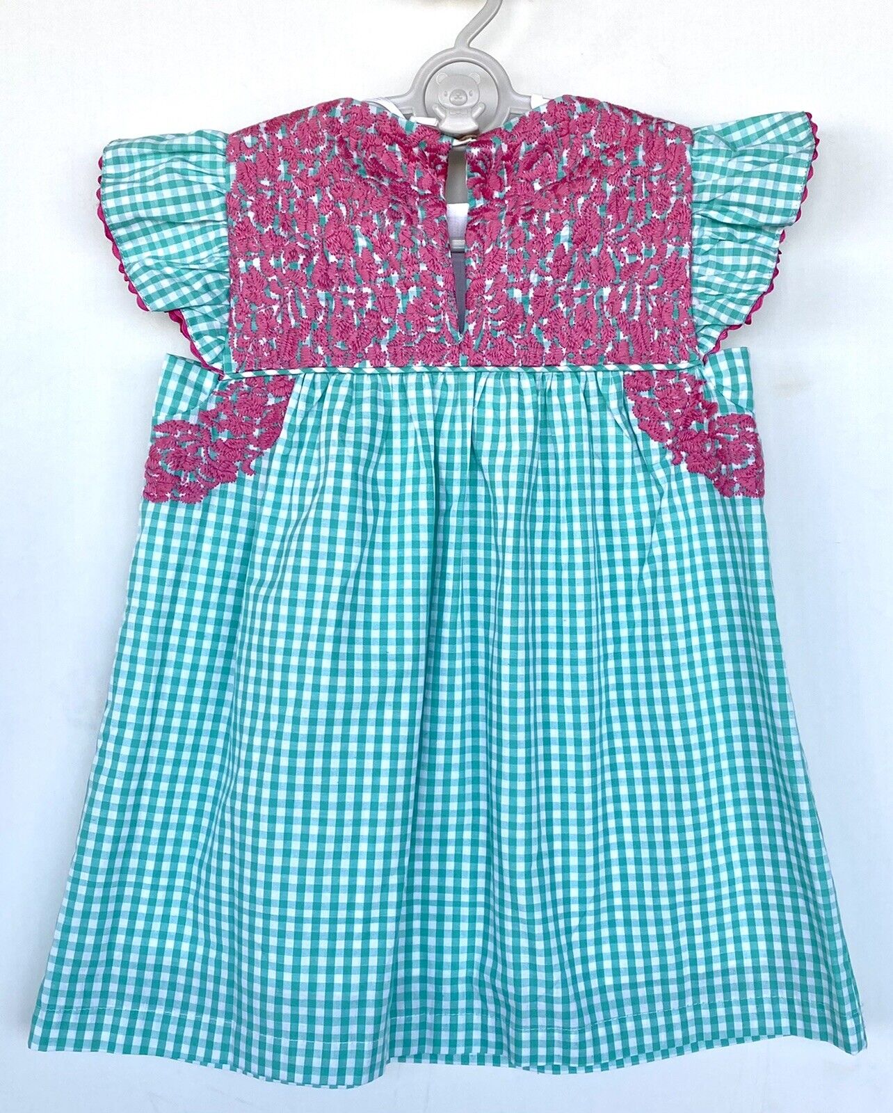 J Marie embroidered Julia Dress 2T Retail $92 Price $49 Gingham