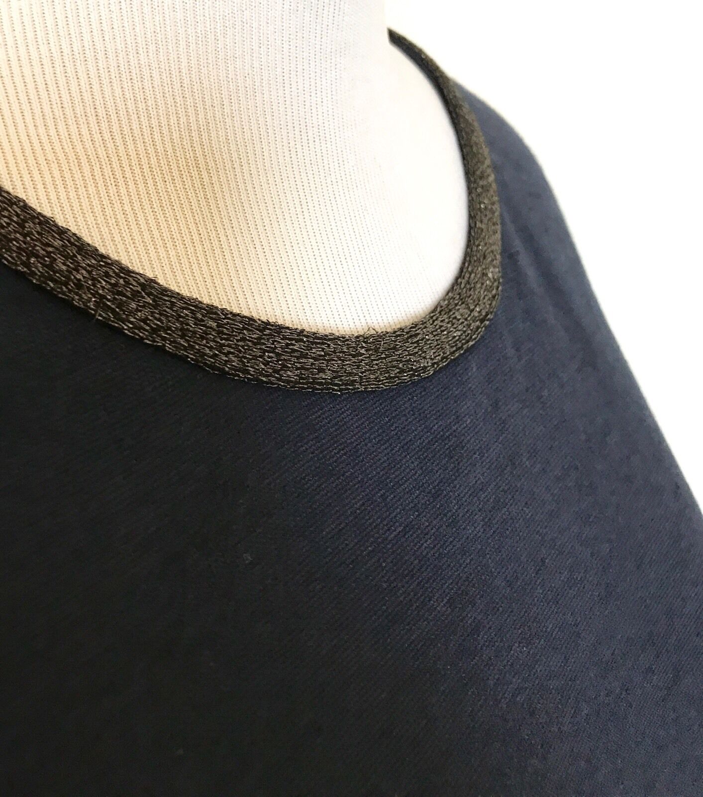 Maison Scotch Scotch & Soda Blue Black Dress NWT Retail $139 Price $52 Size3 L