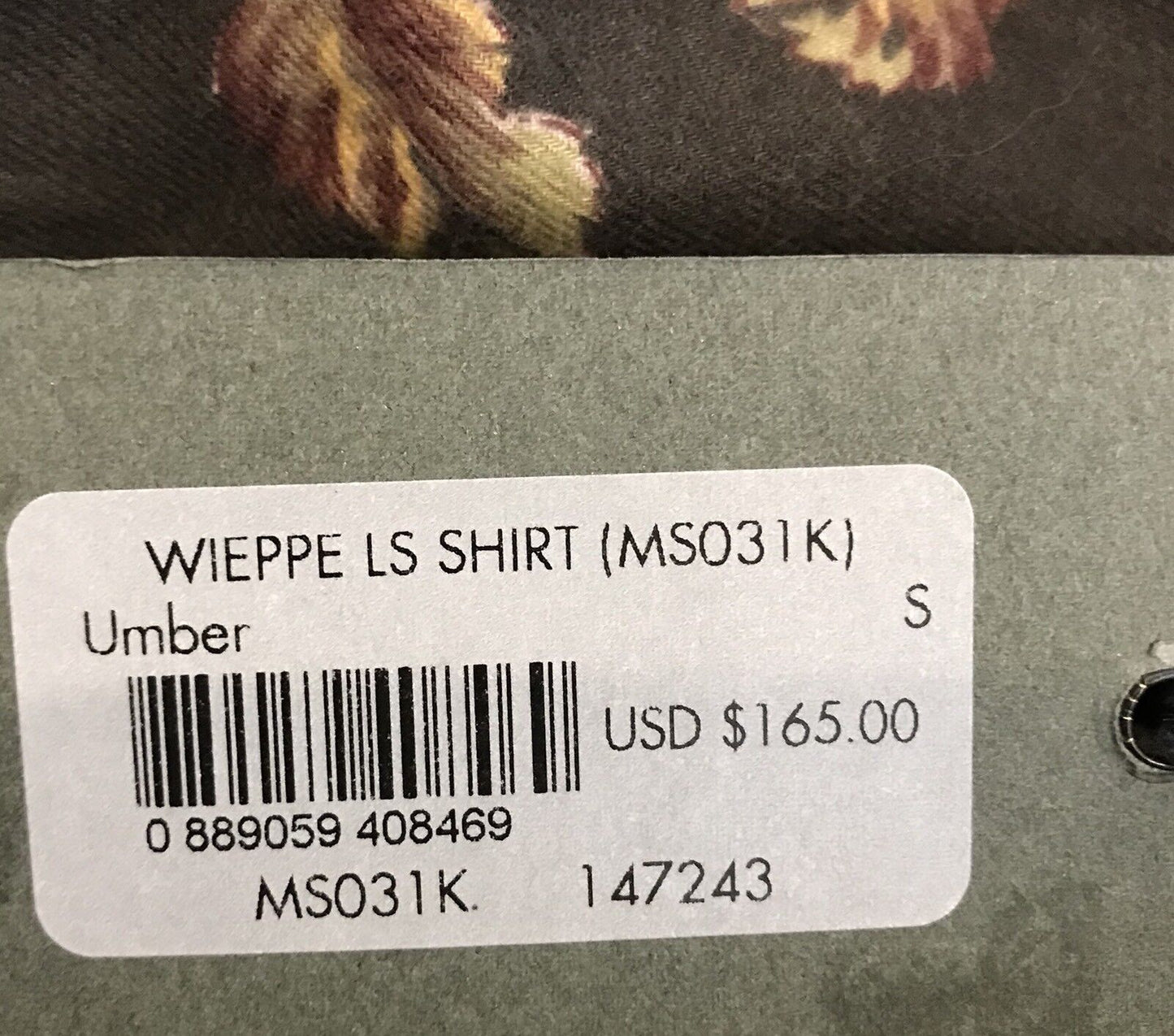 AllSaints Wieppe LS Shirt  Retail $165 NWT Price $76 All Saints Size S