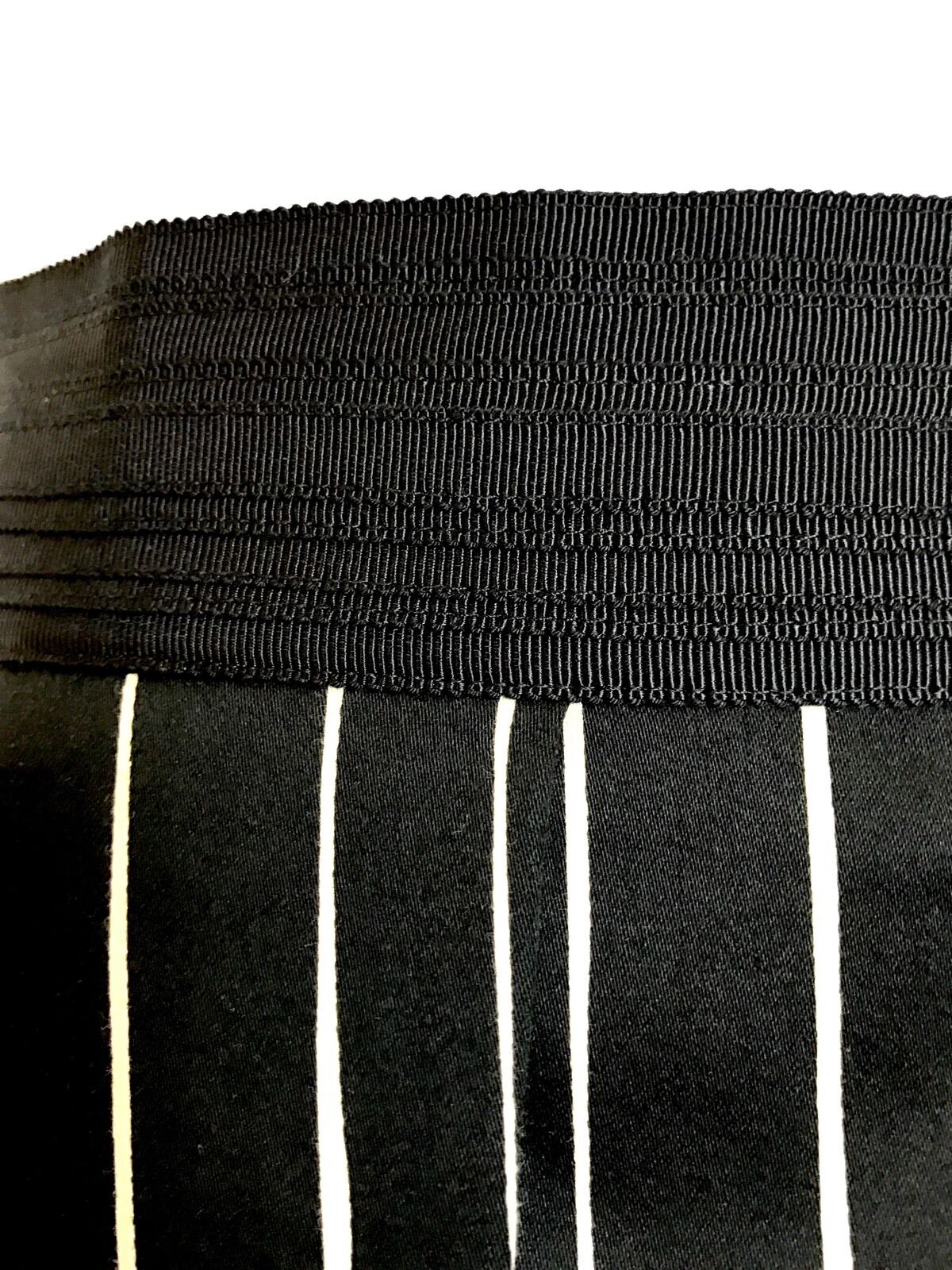 Alice + Olivia Black And White Stripe Skirt Retail $245 Price $75 NWT 6