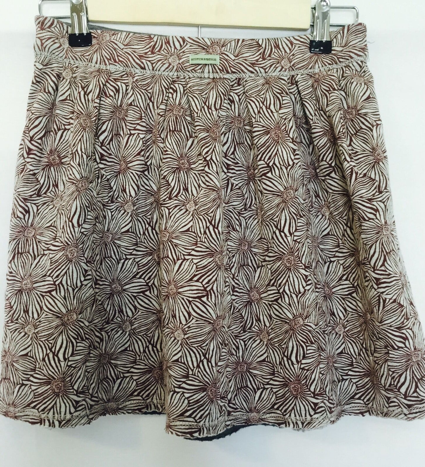 Scotch R'Belle Soft Gray Reversible Skirt NWT Age 14 Retails $51 Price $32