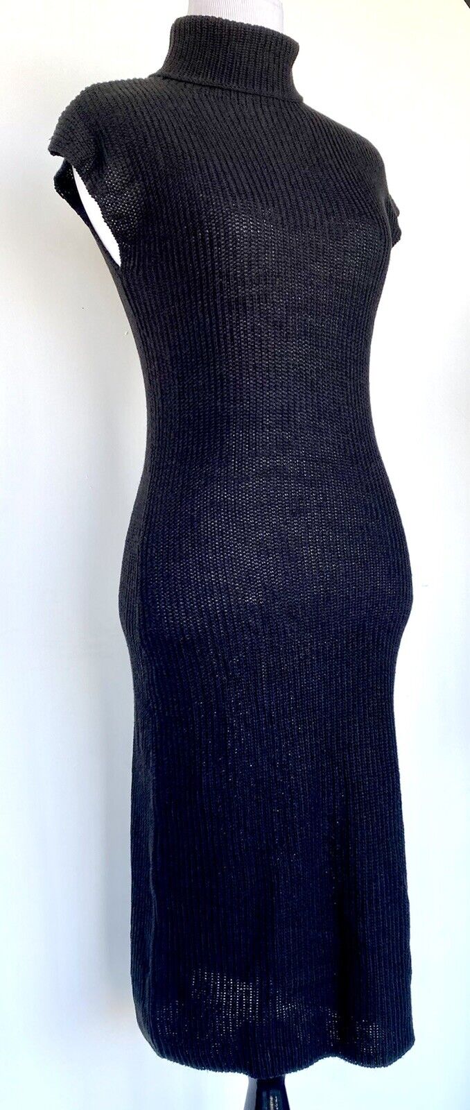 Max Studio Knitted Cap Sleeve MIDI Dress Size S Retails $118 Price $66 NWT