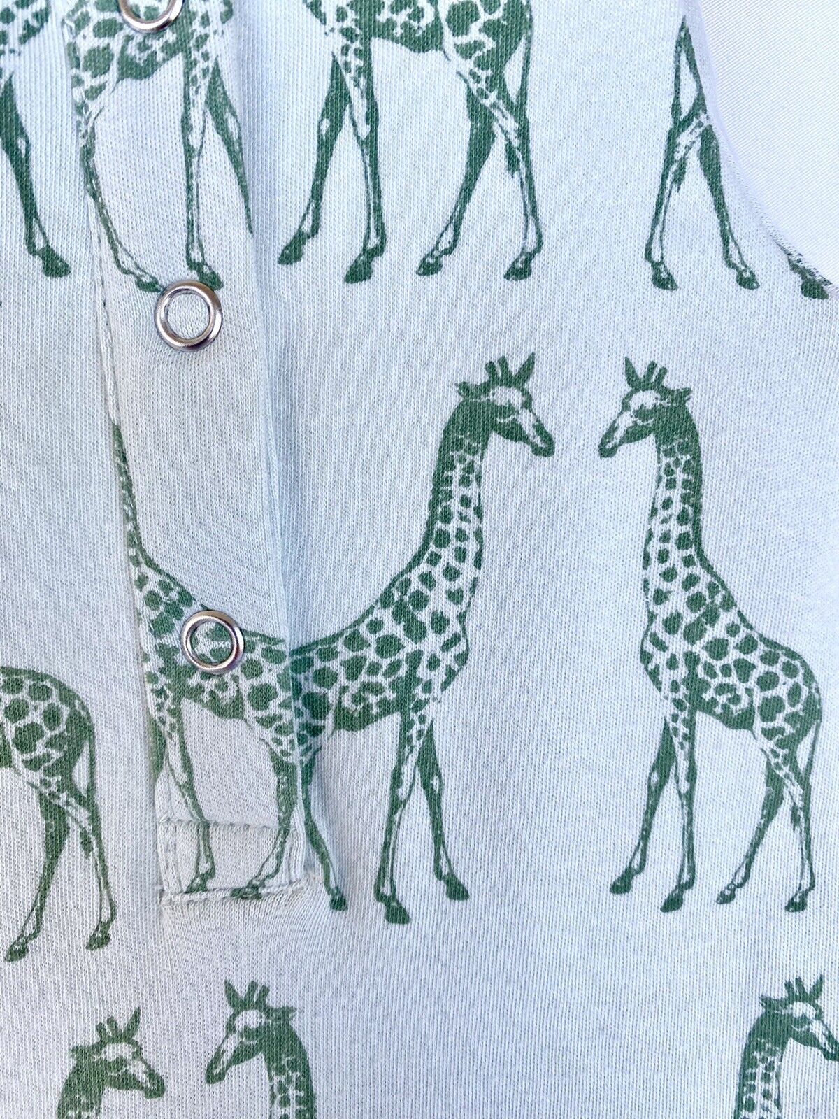 Kate Quinn 100% Organic Cotton Overall Shortie  Romper Retail $36 Price $28 0-3M