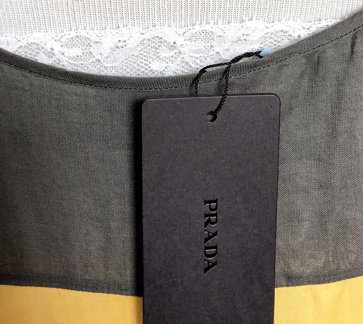 Prada 100% Authentic Lace Slip Dress NWT Sz IT 38 US 2 Retail $2410 Price $595