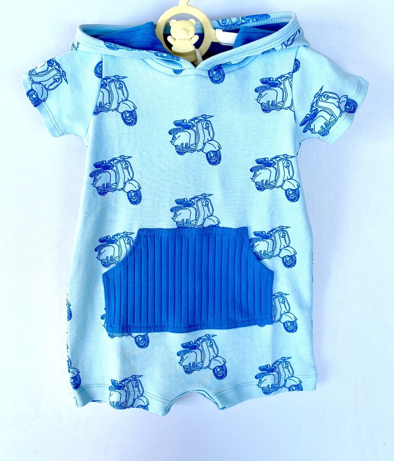 Kate Quinn Organic Cotton Hoodie Shortie Romper Retail $42 Price $32 6-12 Month