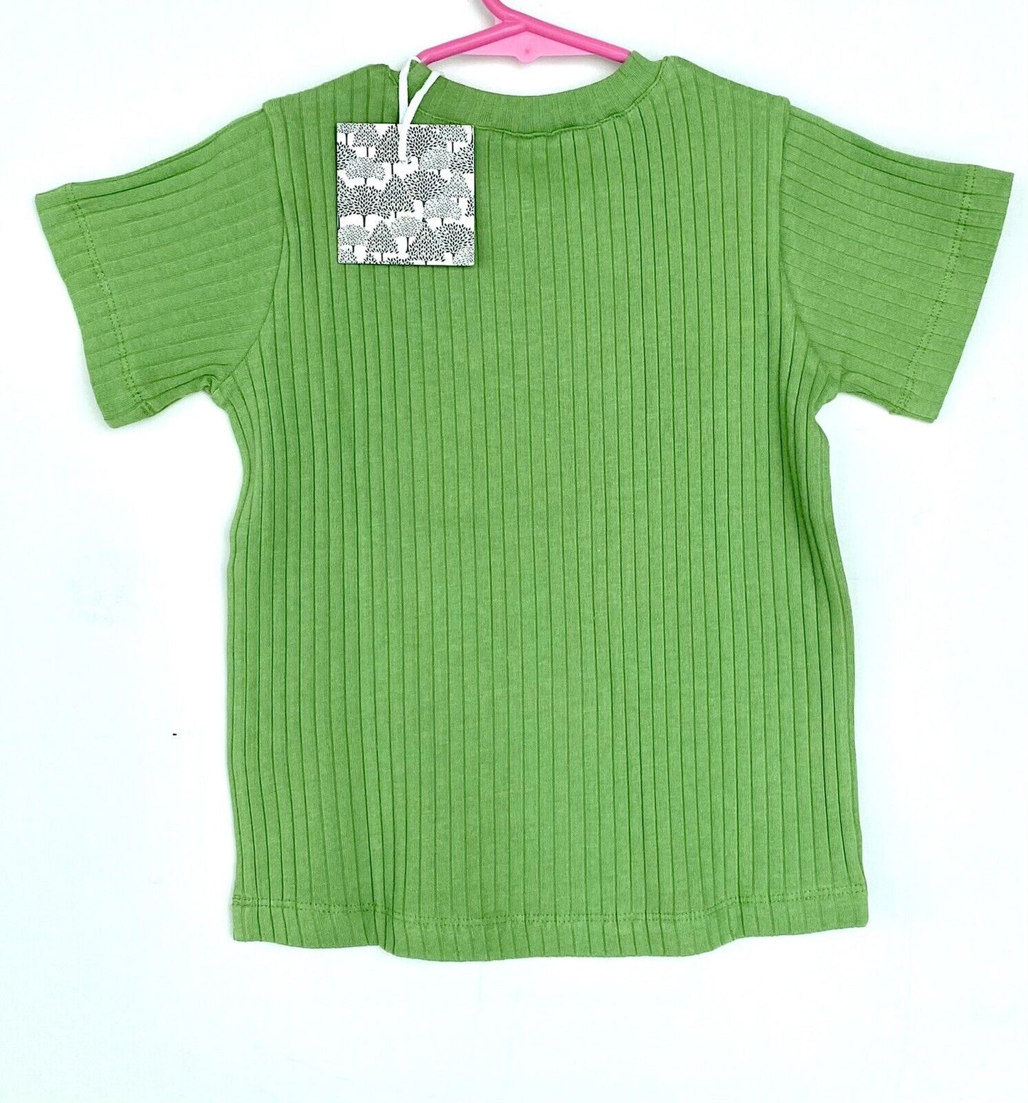 Kate Quinn Organic Cotton Crew Neck Top Retail $36 Price $26 4T Parakeet Green