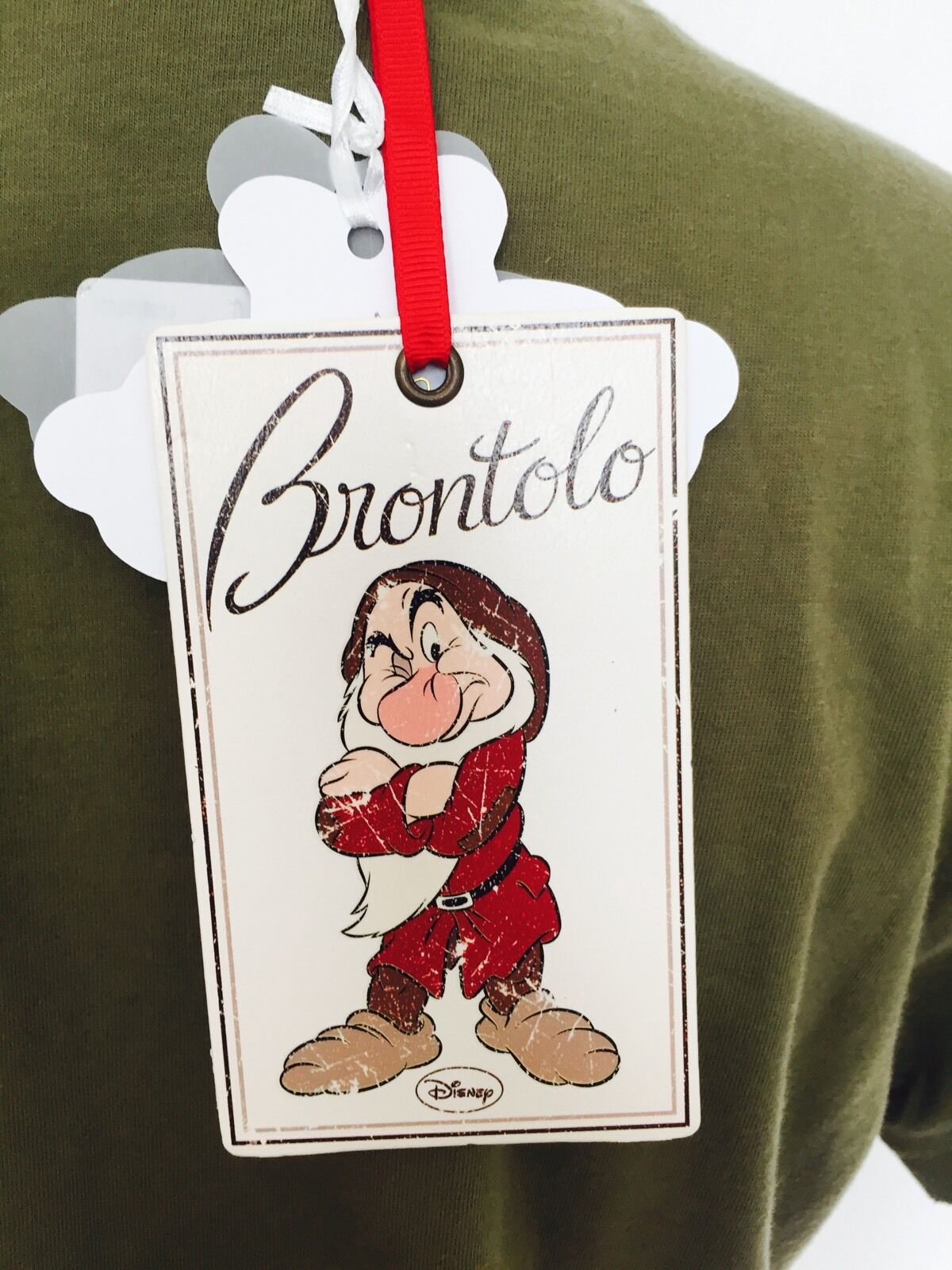 Brontolo Disney Distressed Style Grumpy Tee. NWT Size M Retails $42 Price $22