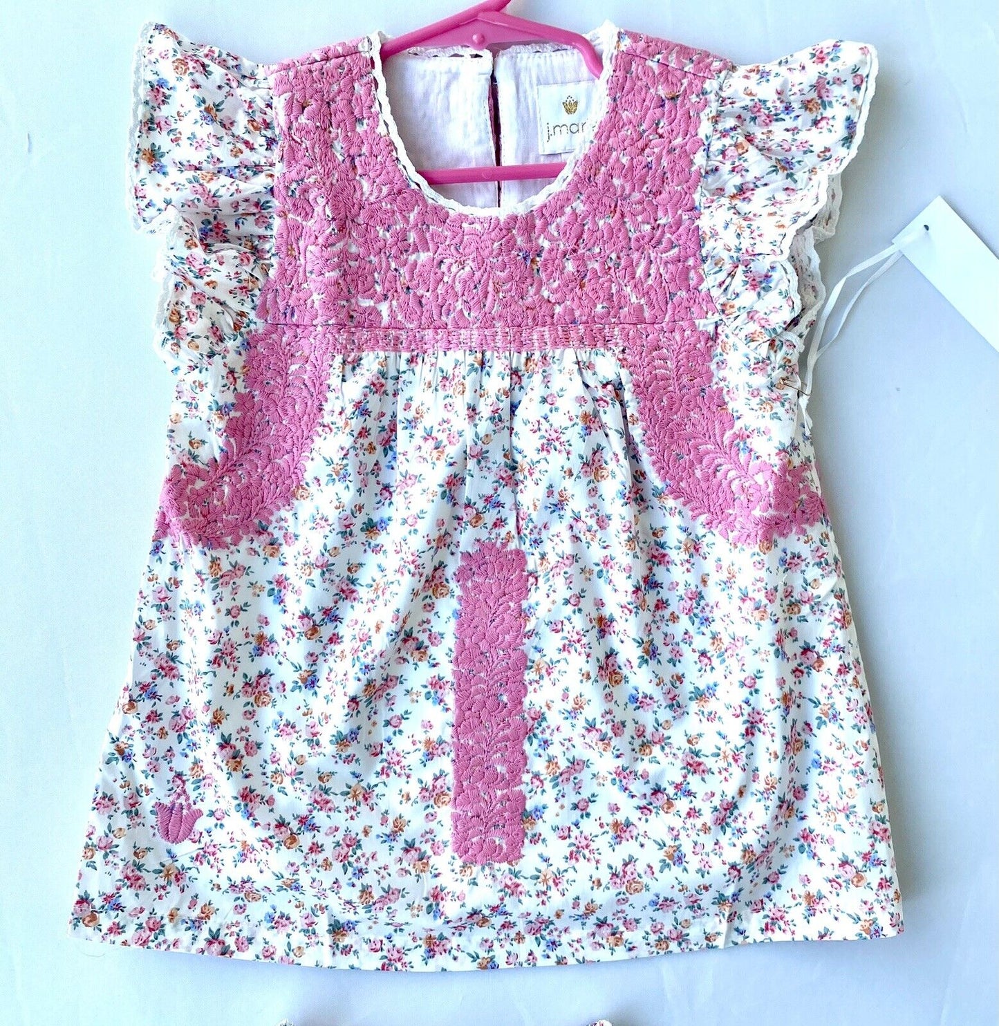 J Marie embroidered Rosalee Set Retail $136 Price $49 Blouse Skort 5T