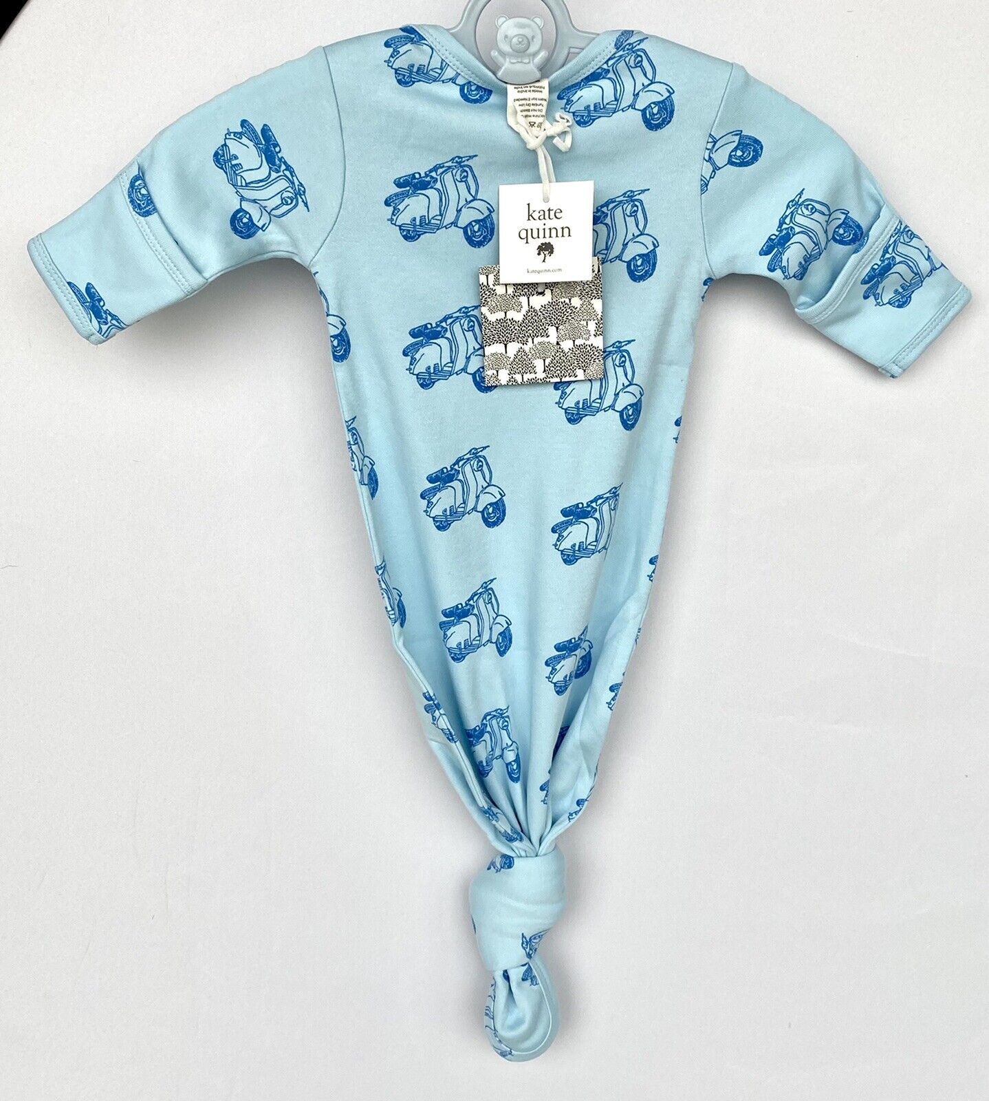 Kate Quinn Organic Cotton Knotted Gown Retail $36 Price $28 0-3 M Moped/ Scooter