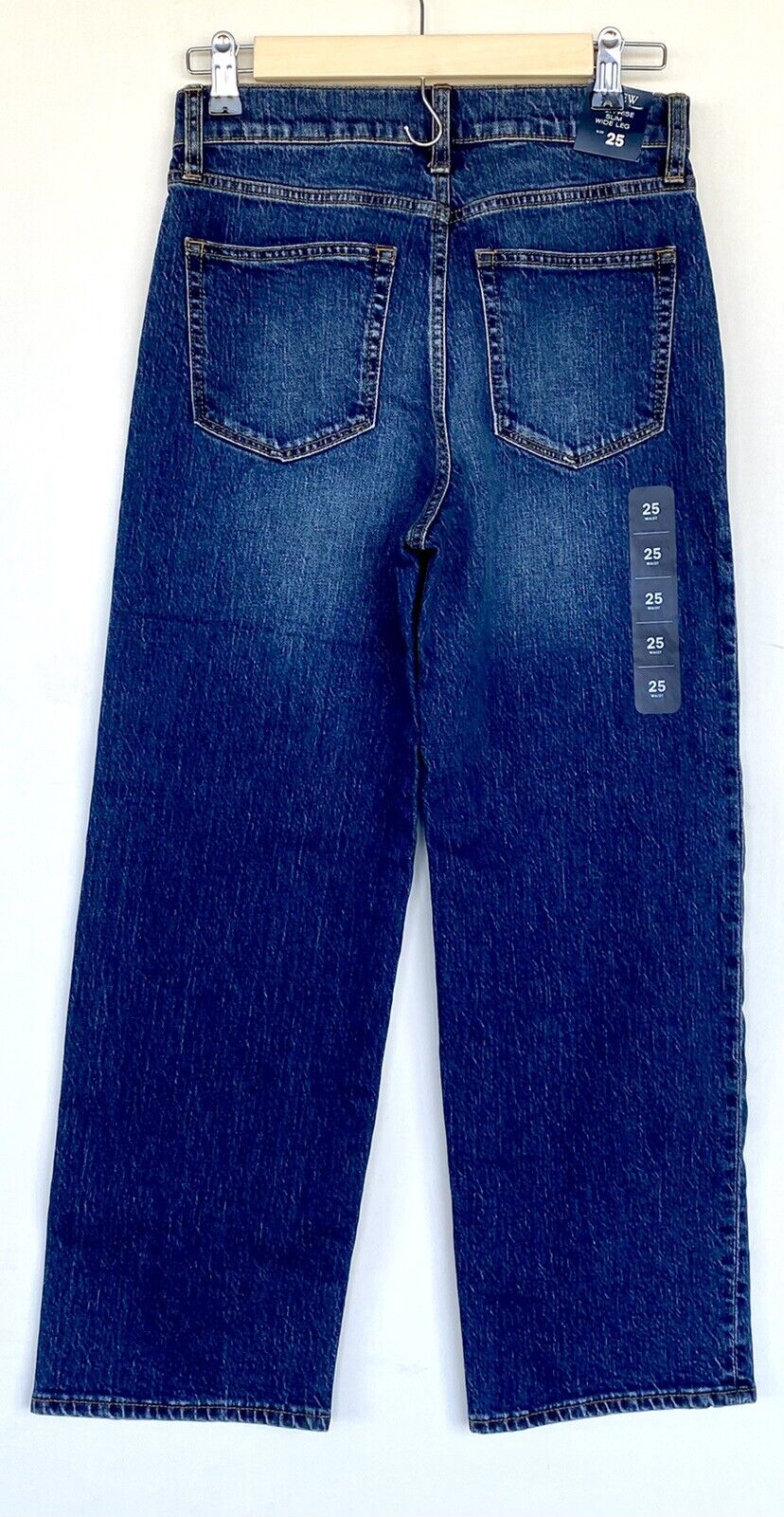 J.Crew Slim Wide Leg Patch Pocket Jeans NWT Price $79.50 Size 25