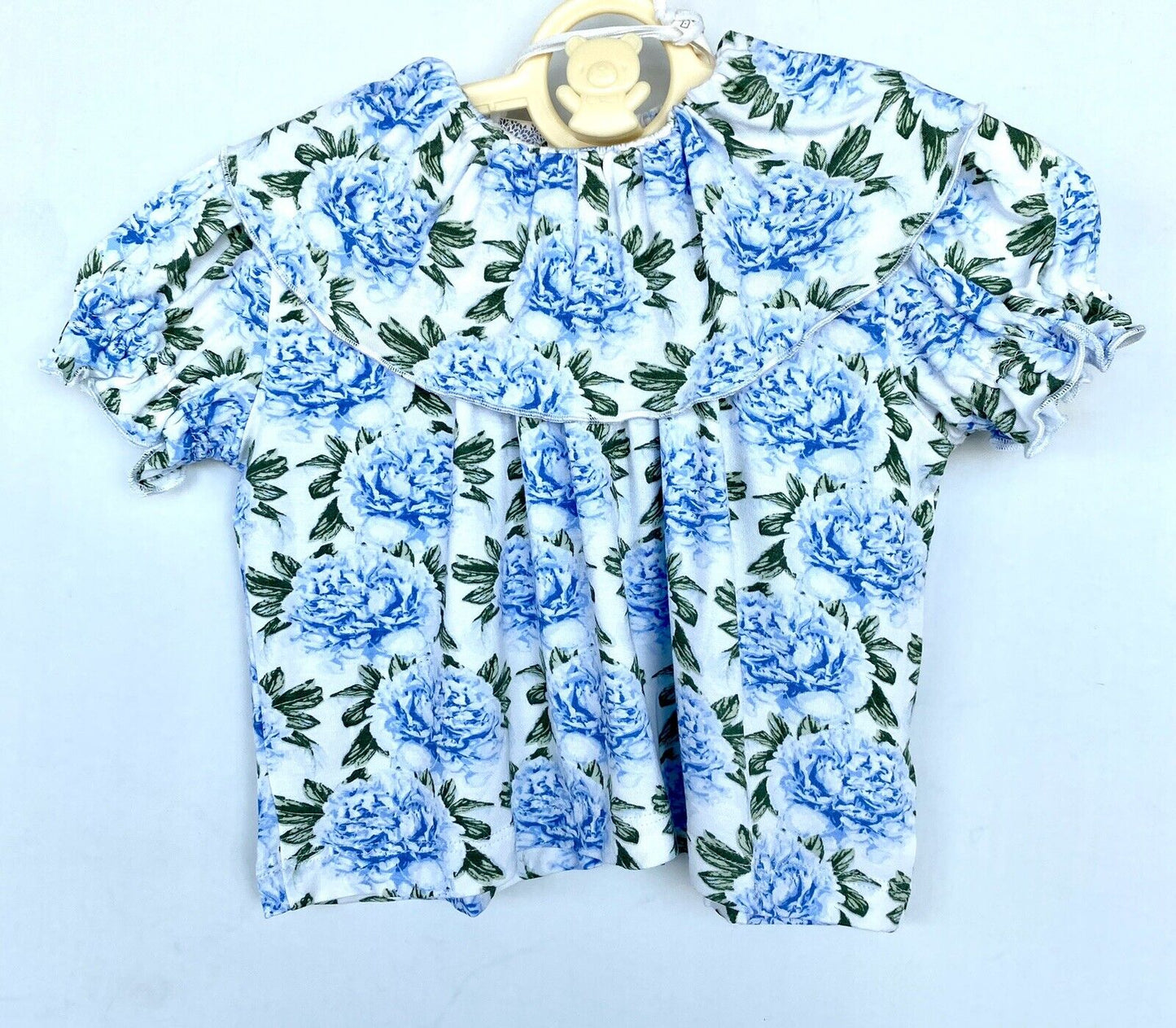 Kate Quinn Soft Bamboo Top & Bloomer Retail $56 Price $34 12-18 M Blue Peony