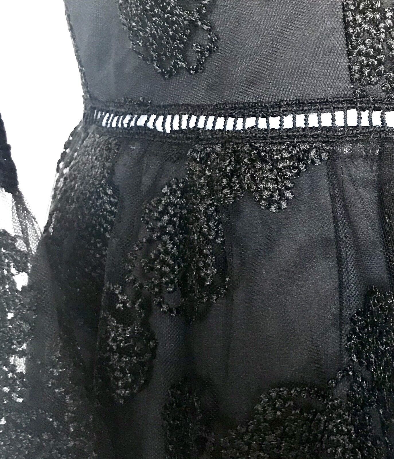 NEW Monique Lhuillier Black Cocktail Dress NWT Retails $395 Price $199 Size 6