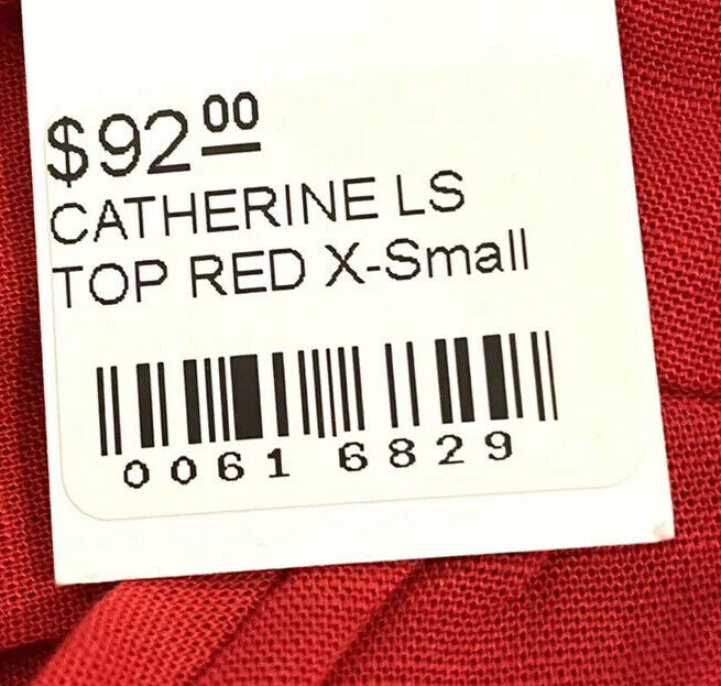 J Marie embroidered Catherine Top bell sleeve XSmall Retail $92 Price $46 NWT