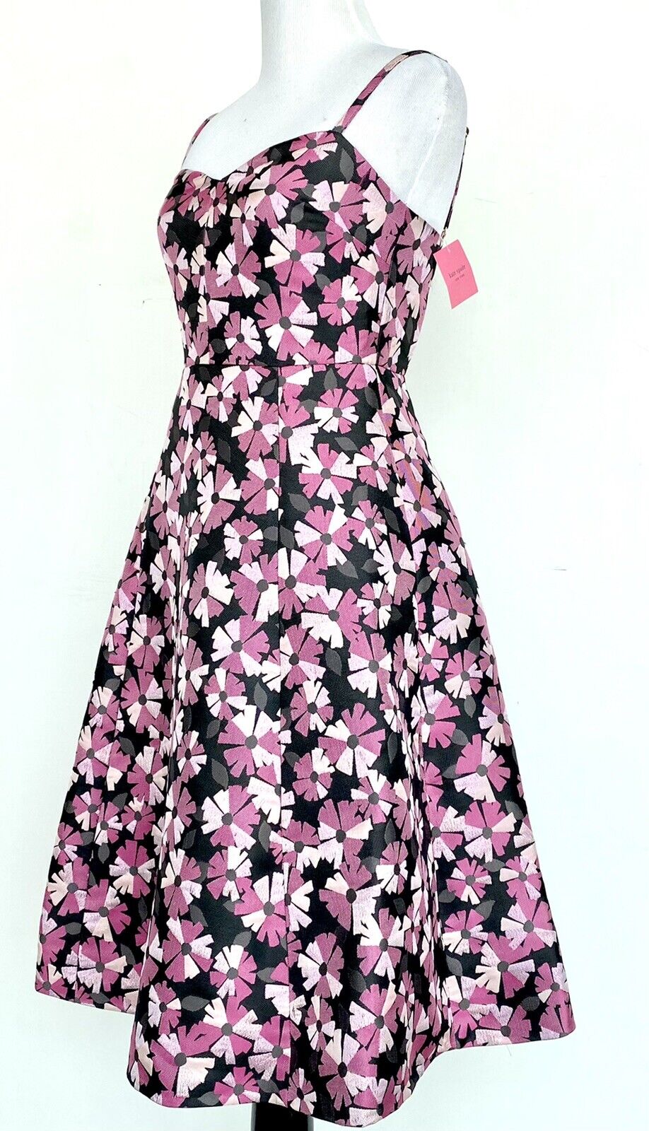 Kate Spade Metallic Pink Jacquard Dress. Retail $448 Price $165 Size 00 (XXS)