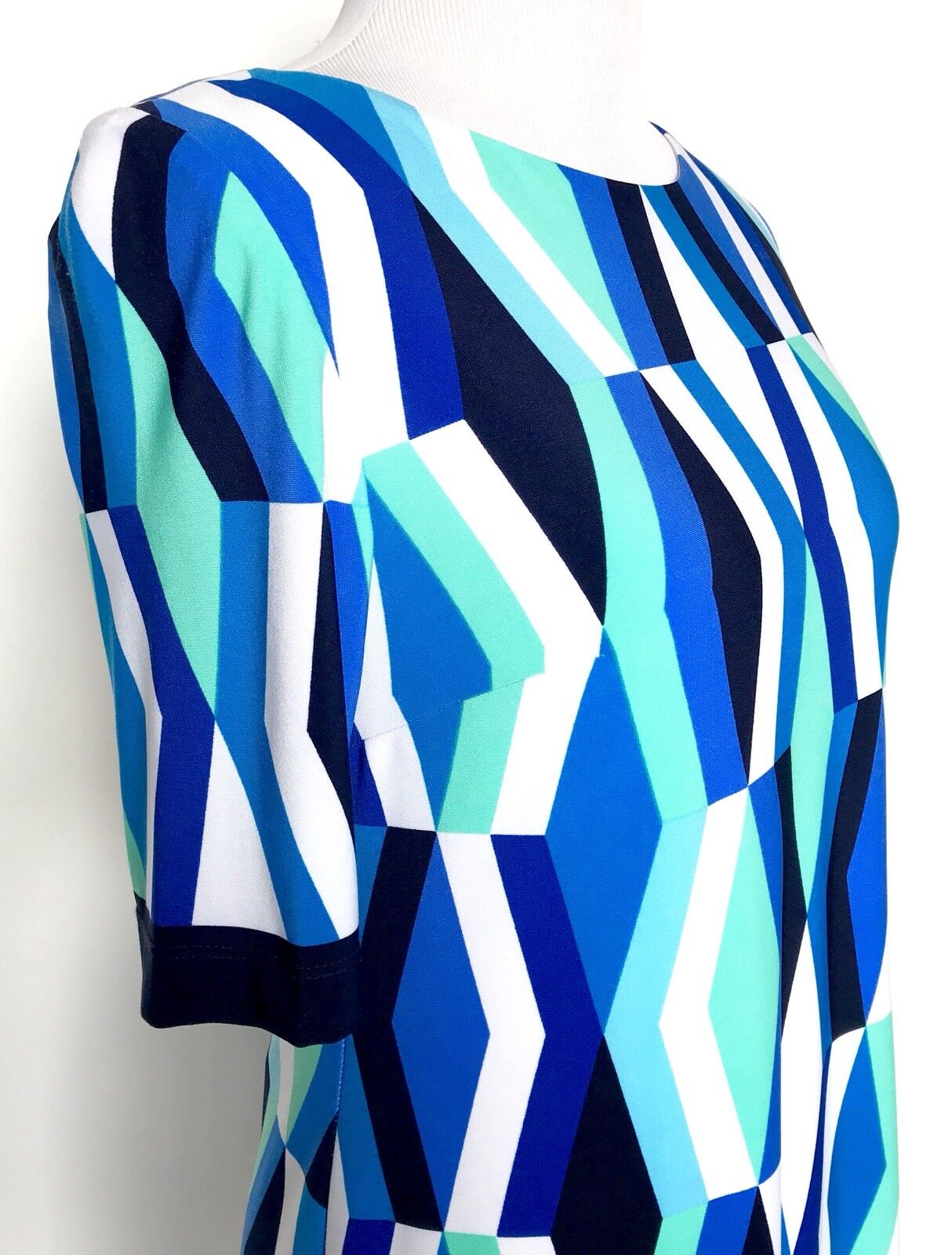 Eliza J Blue Diamond  Stretch Tunic Dress NWT Retails $118 Price $57 Size 0P