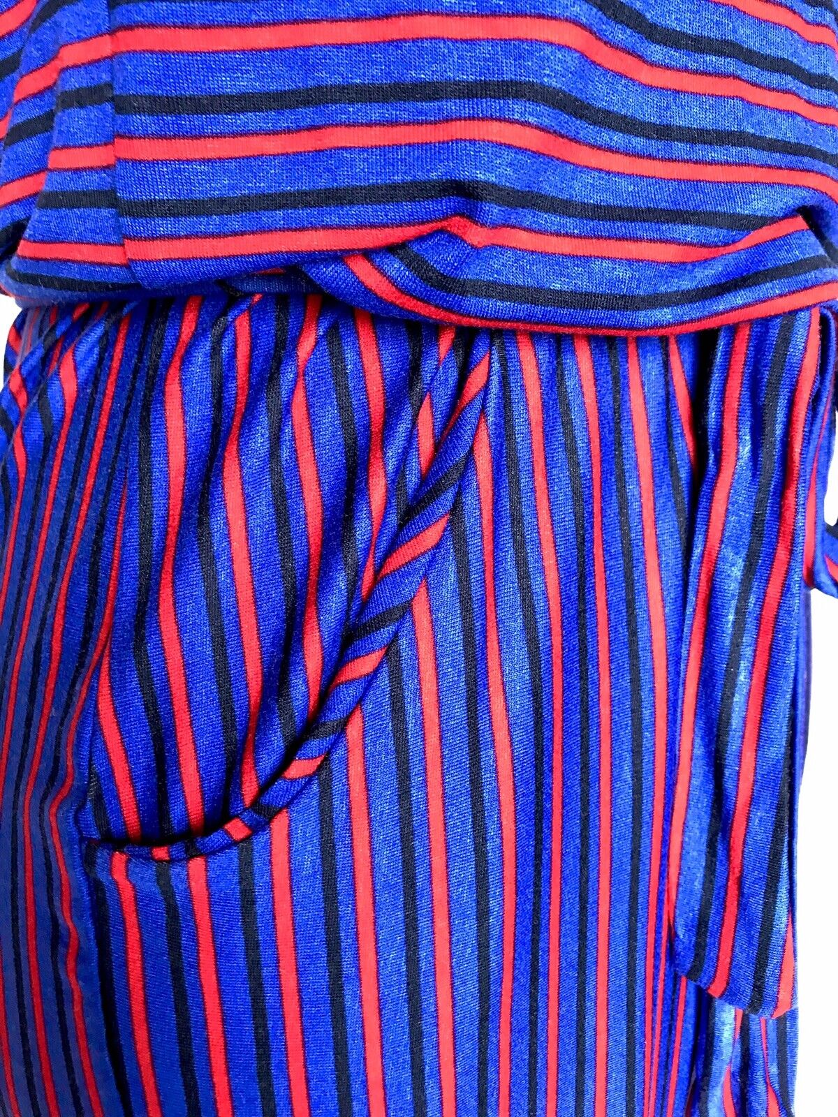 Velvet Torch Strapless Striped Jumpsuit Stretch Retail $78 Price $29 XS NWT