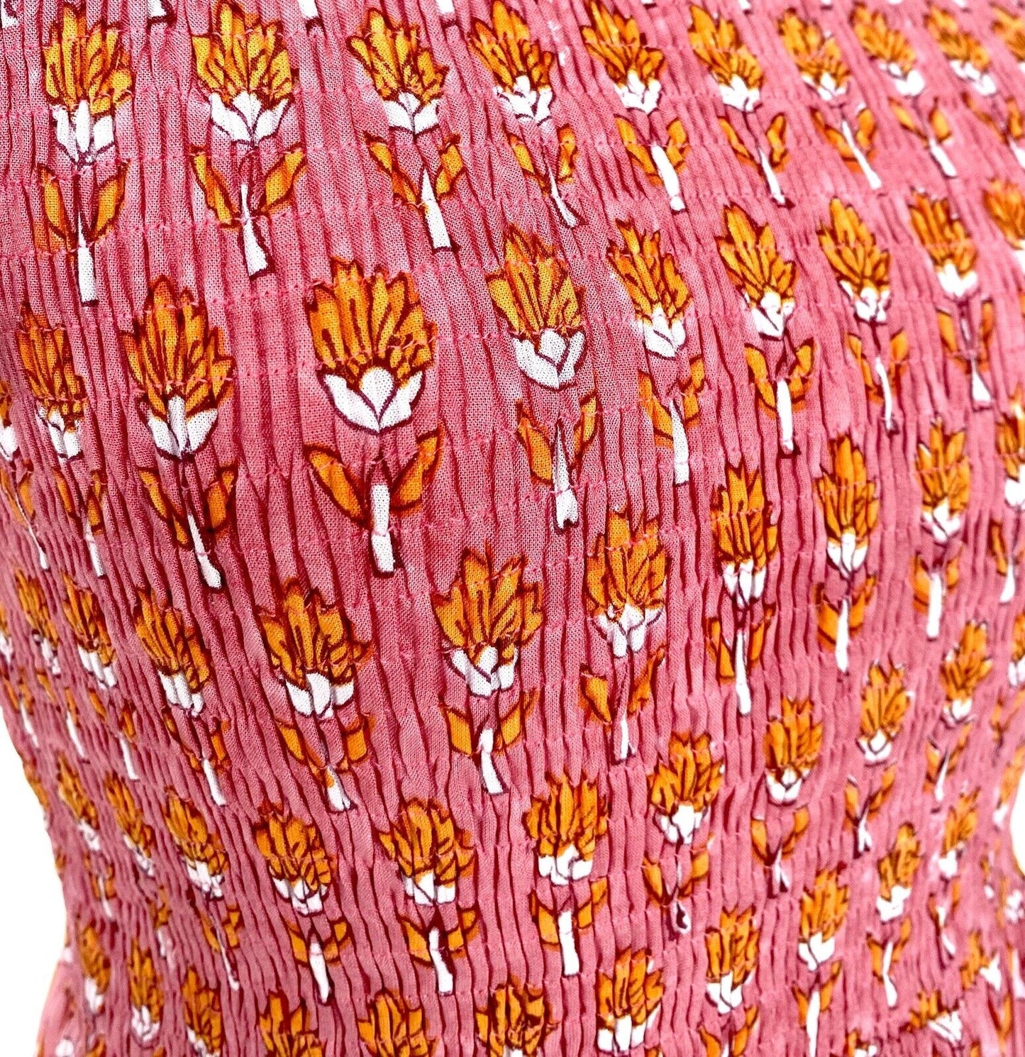 J Marie Elena Smocked Ruched Tiered Dress size S Retail $158 Price $70 NWT