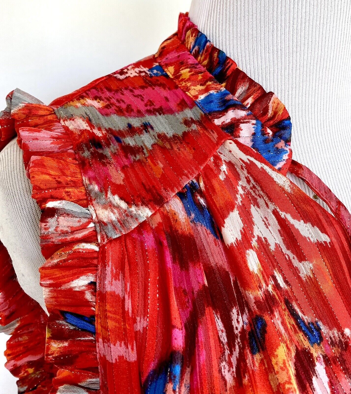 Rachel Zoe Ruffle Sleeve  Smocked Waist Top Size XS Retails $69 Price $45 NWT