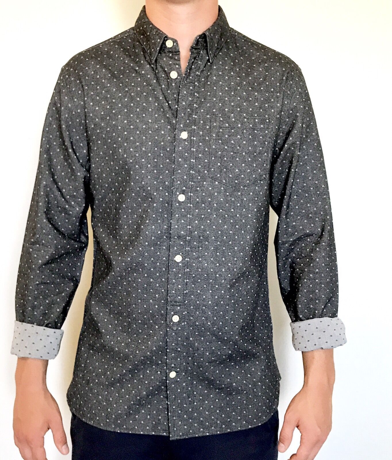 AllSaints Cresco  Spot LS Shirt  Retail $178 NWT Price $78 All Saints S