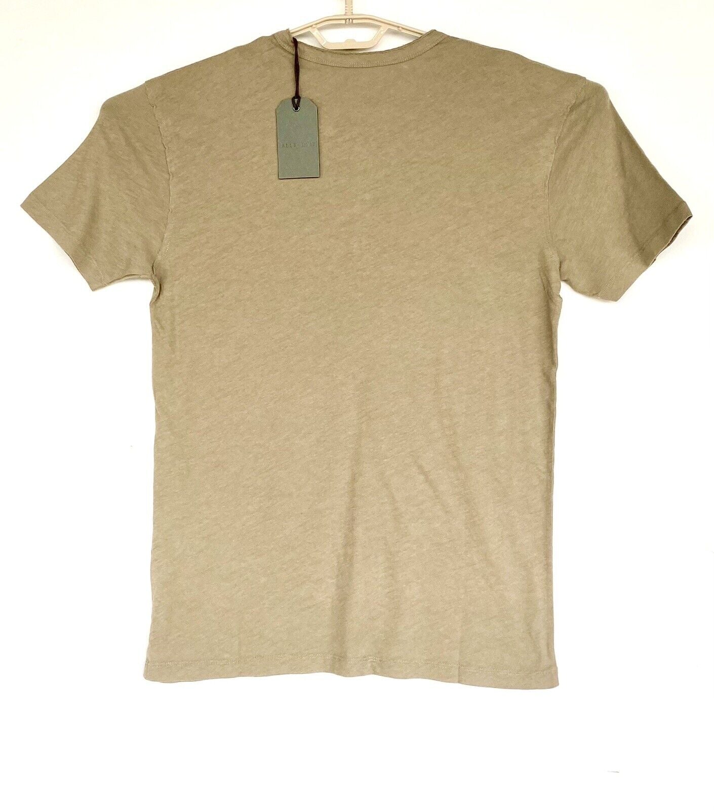 AllSaints Figure Henley SS Tee. NWT Retail $79 Price $59 Khaki Size M