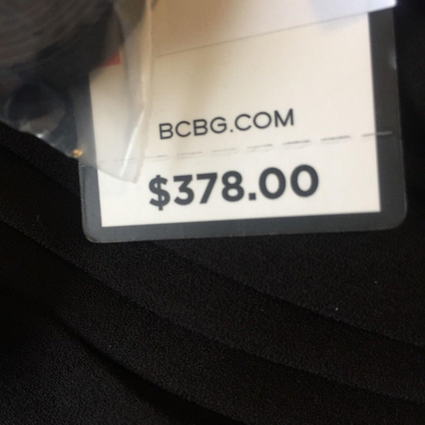BCBG Max Azria Black Corset Stretch Formal Dress.12 NWT Retail $378 Price $ 89