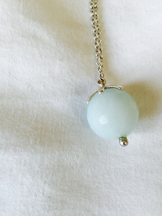 Pilgrim Skanderborg Genuine Quartz Necklace. Sterling Silver Plated.Price $15