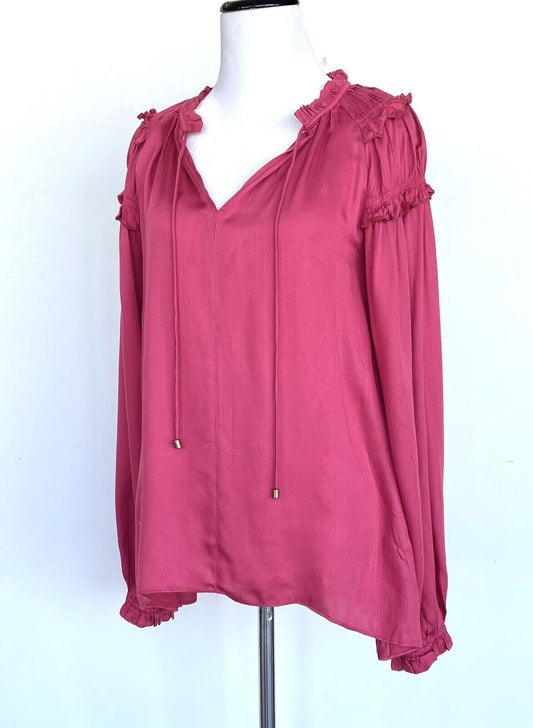 Sundance So In Love LS Blouse. Retails $128 Price $49 NWT Size XS