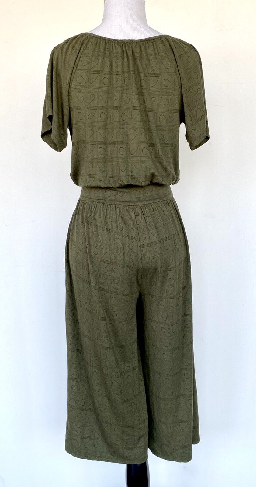 Sundance Felicity Jumpsuit Olive Green Retails $128 Price $64 NWT Size XS