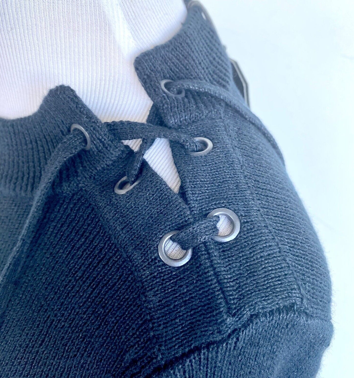 AllSaints Gilli Laced Jumper Sweater Retail $215 Price $98 Size 0 All Saints