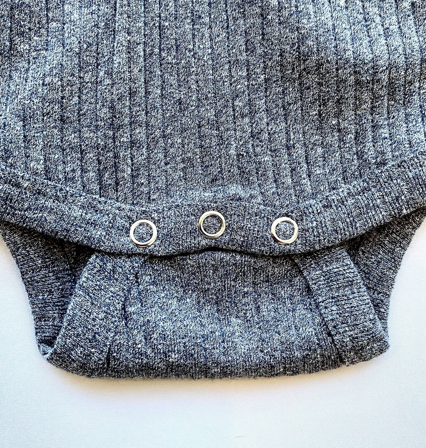 Kate Quinn Organic Cotton Bodysuit LS Navyoat Retail $24 Price $17 0-3 M