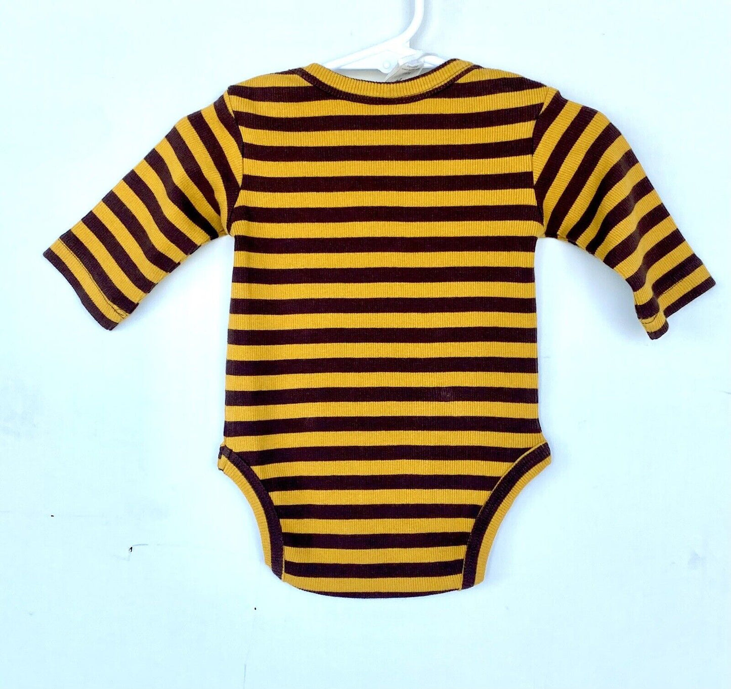 Kate Quinn Organic Cotton Bodysuit LS Striped Retail $24 Price $18 3-6 M