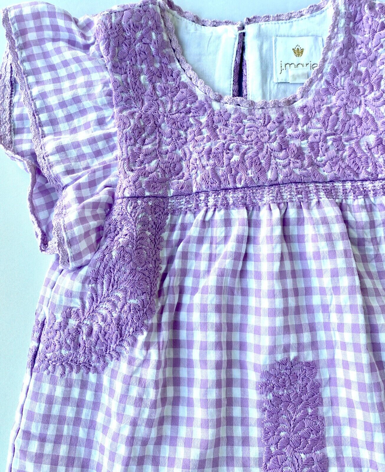 J Marie embroidered Gemma Set 5T Retail $136 Price $49 Blouse Skort