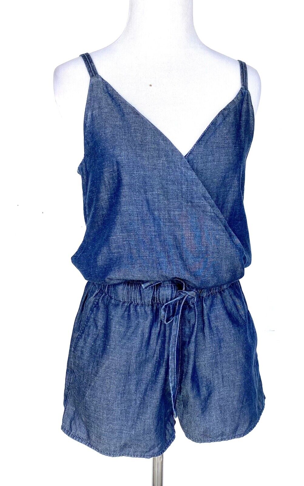 AllSaints Joanna Playsuit / Romper Tencel/Linen Retail $178 Price $86 Sz 4