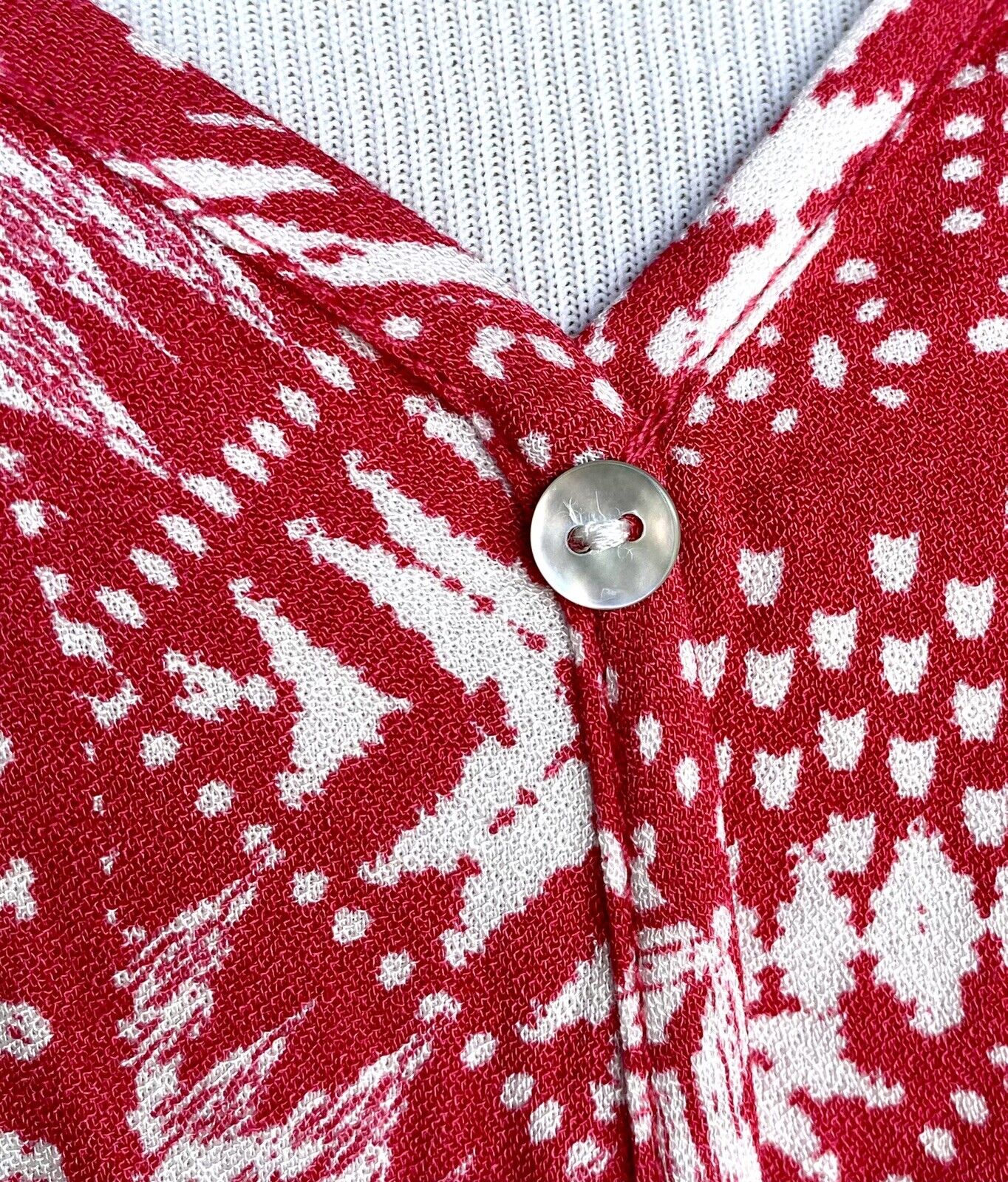 The Impeccable Pig Cherry Red Aztec Tank Top Retail $48 Price $19.20 Small