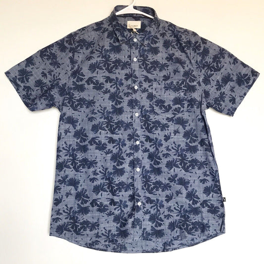 Civil Society Blue Leaf SS Shirt. Retail $65 Price $29 NWT Size M
