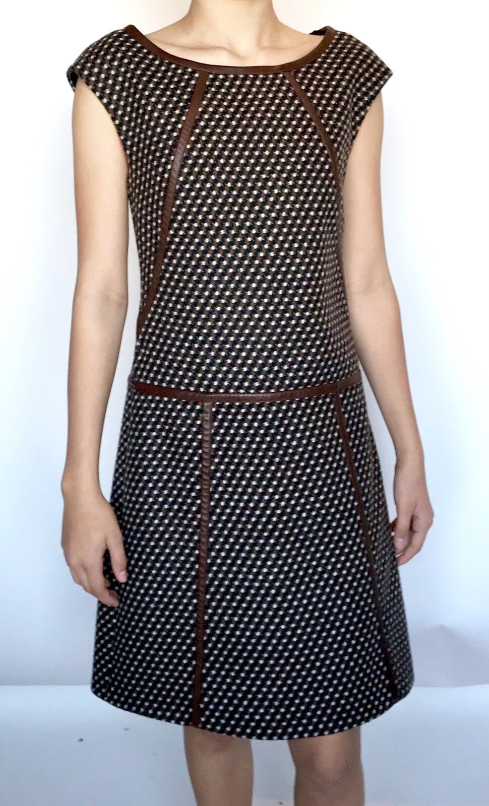Prada Tweed Wool & Angora Dress NWT Size Italian 38 US 2  Price $699