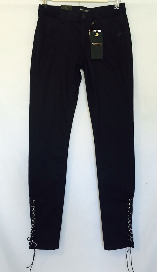 Maison Scotch Scotch & Soda Black Skinny Jeans NWT Size 25 Retail $189 Price $89