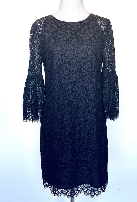 Juicy Couture Black Label Lace Bell Sleeve Dress O Retail 248  Price $69 NWT
