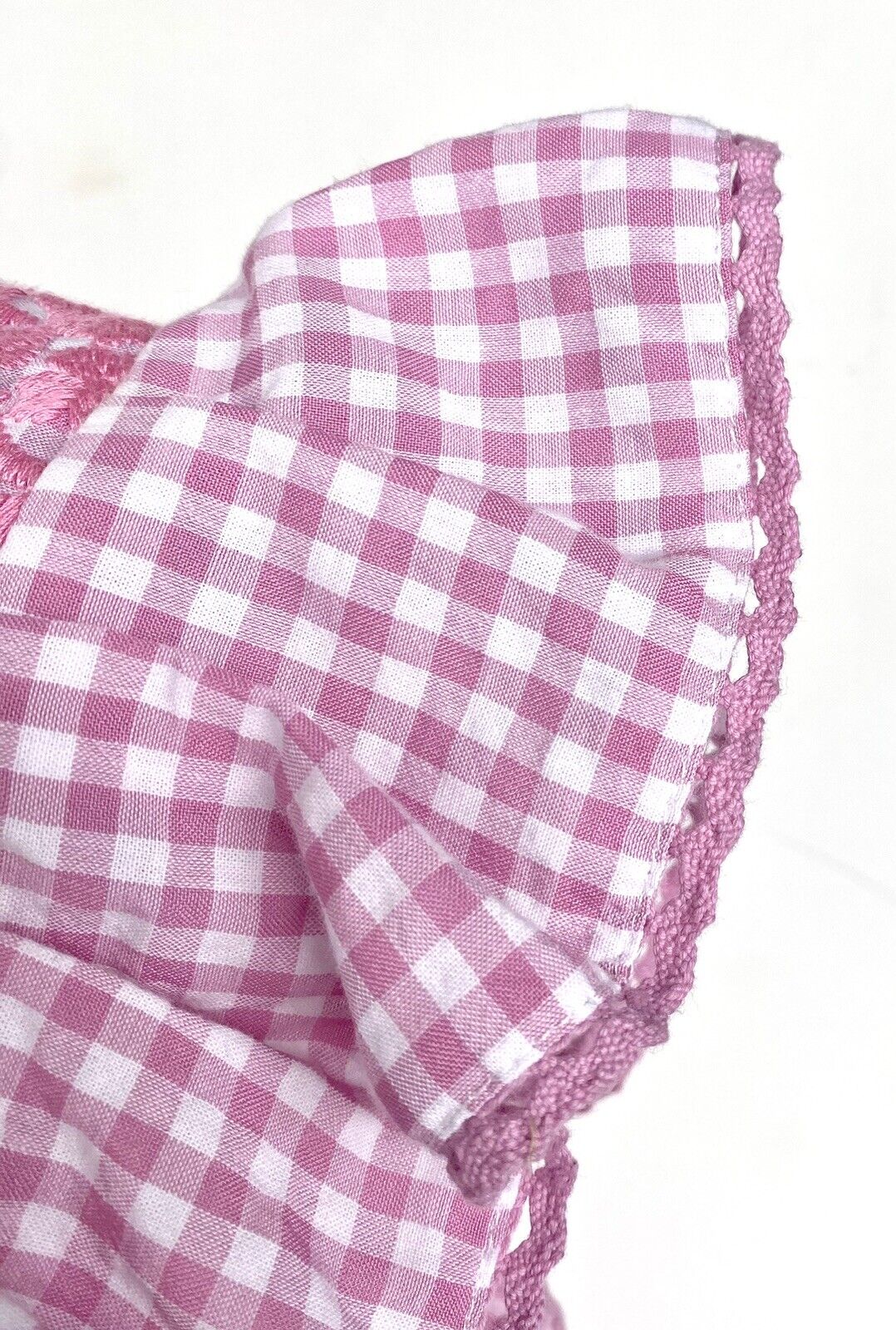 J Marie embroidered Genevieve MIDI Dress size XS Retail $140 Price $75 Gingham