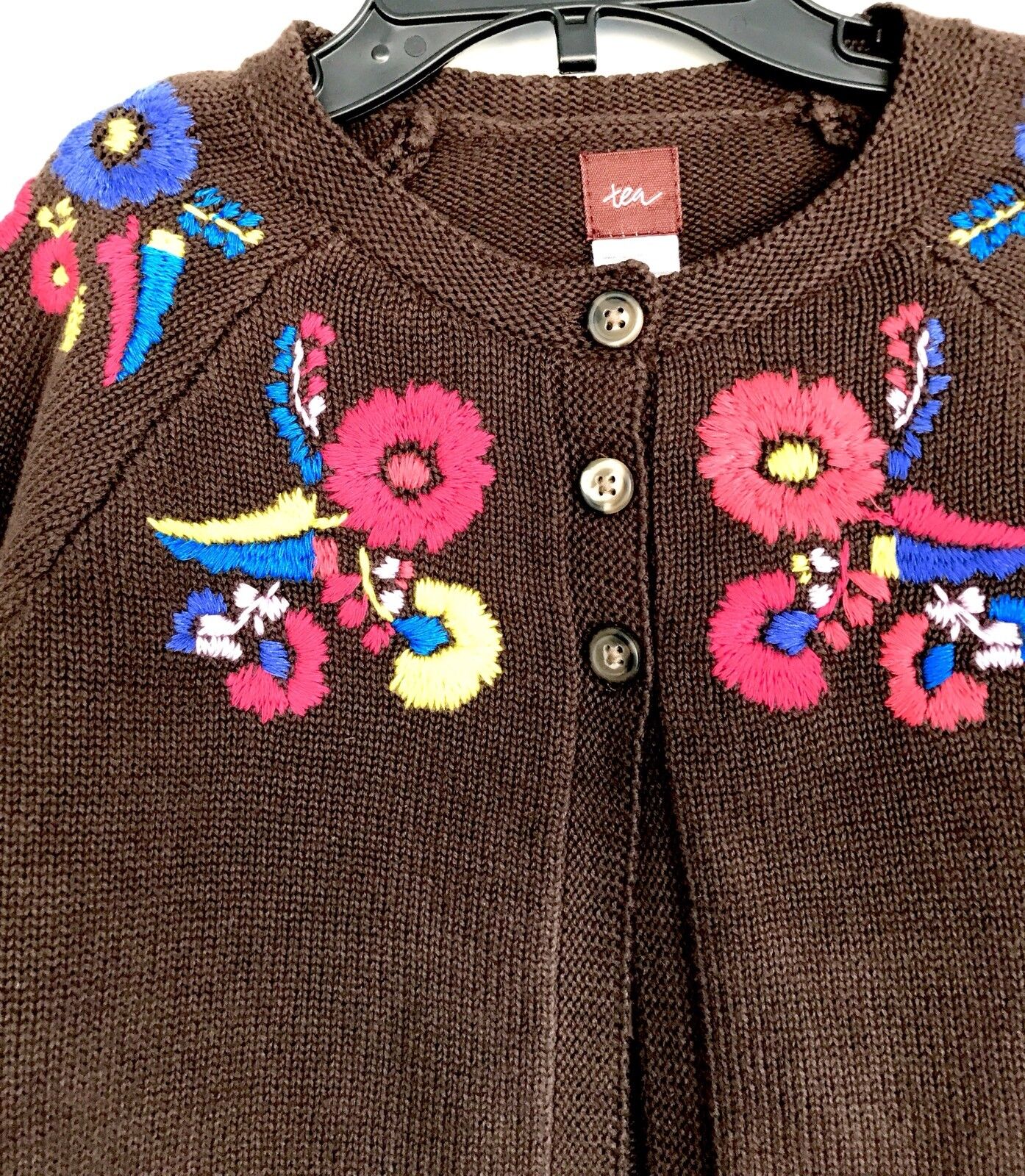Tea Girls Embroidered Cardigan. Age 2-3 NWT Retails $59 Price $32