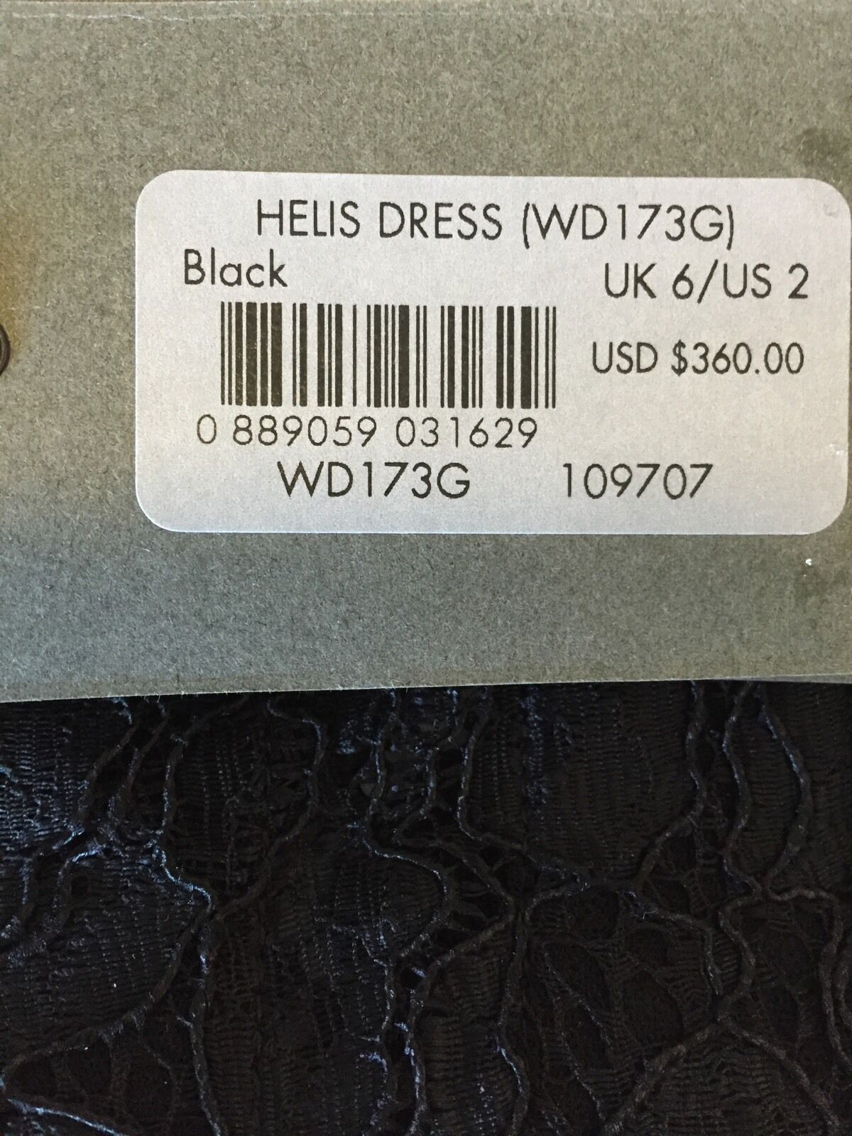 AllSaints Helis Black Bodycon Dress. NWT Retail $360 Price $145 All Saints 2