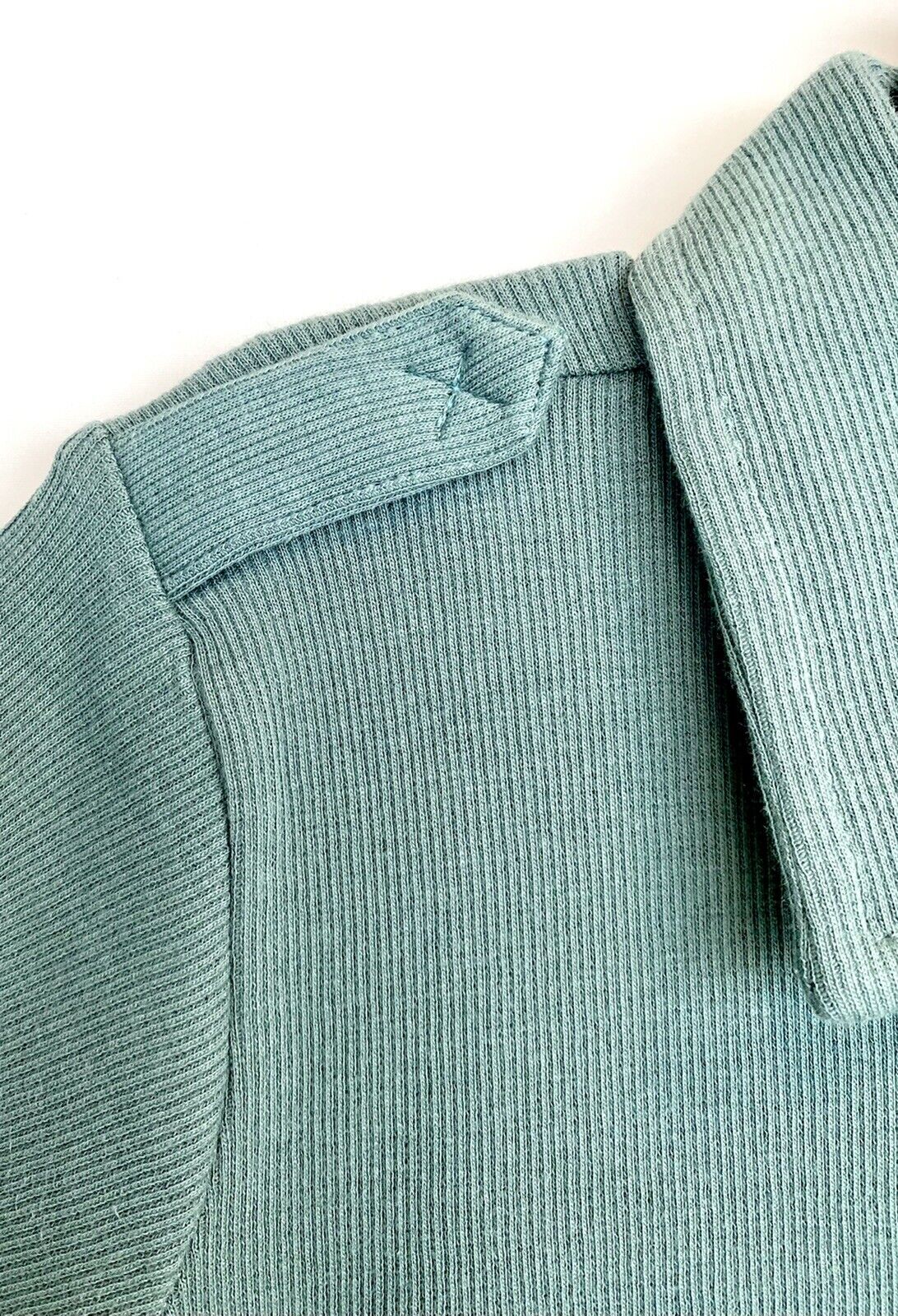 Kate Quinn Organic Cotton SS Collared Ribbed Shirt $28 Sagebrush Age 6