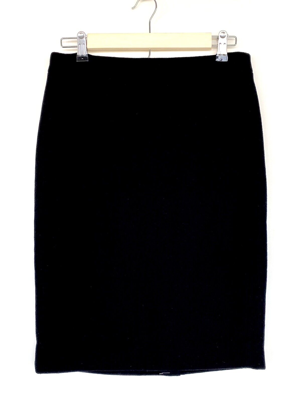 J Crew Wool Black Pencil Skirt NWT Price $79.50 Size 2