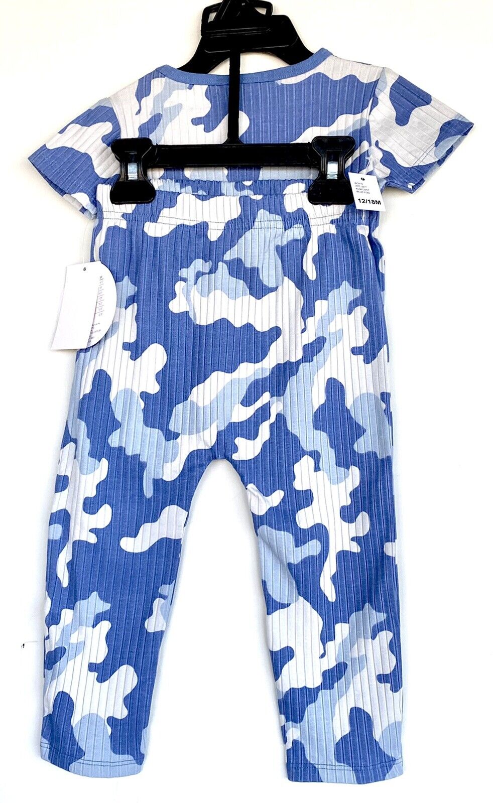 Koala Kids Baby Blue Camouflage Rib Pjs 12-18 Months Price $25