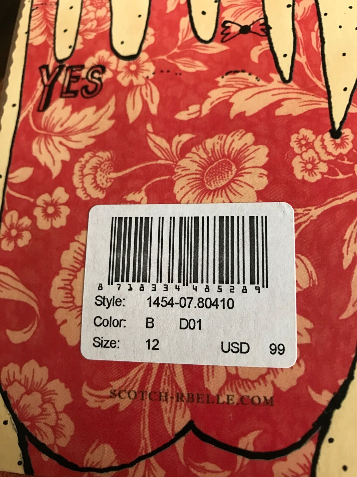 Scotch R'Belle  Soft Coral Leopard Dress Pants NWT Age 12 Retails $99 Price $38