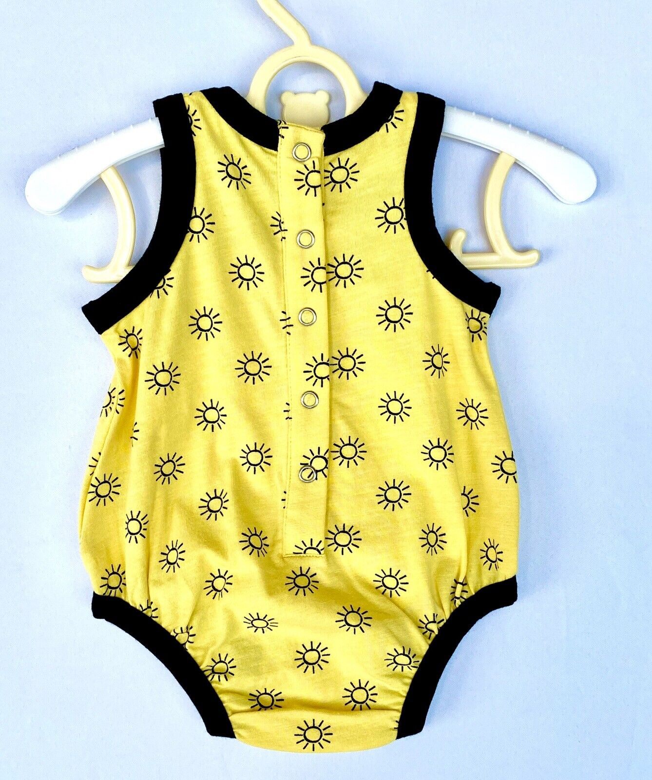 Kate Quinn Organic Cotton bubble Romper Price $26 0-3 M Sunshine