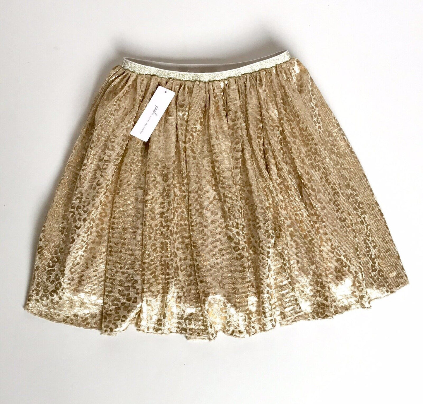 Peek Lilac Gold Mesh Skirt. NWT Age XL (12) Price $25.20 (Retail $42)
