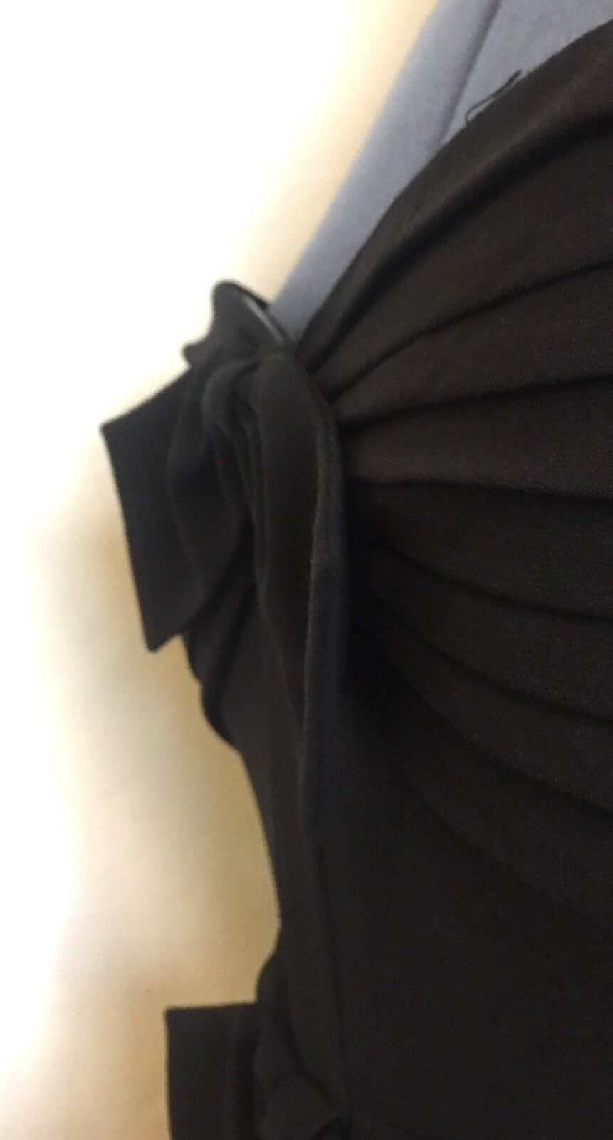 BCBG Max Azria Black Corset Stretch Formal Dress.12 NWT Retail $378 Price $ 89