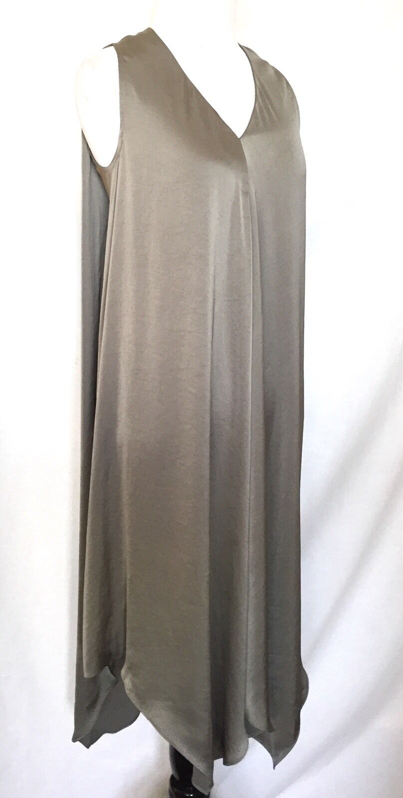 AllSaints Blaze Steel Grey Silky Dress.Retail $308 Price $125All Saints Size 00