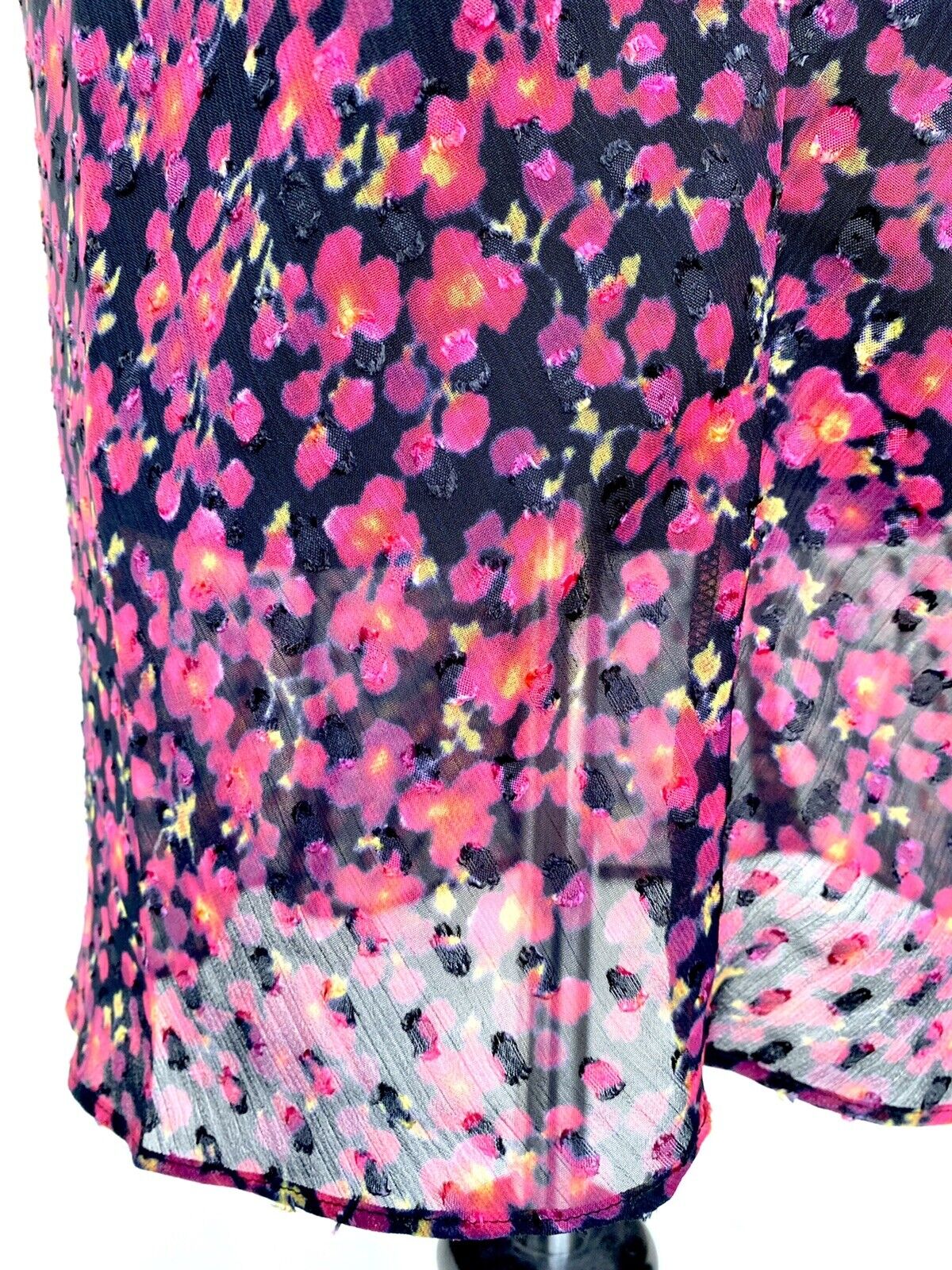 Allsaints Aldine Cheri Blossom Chiffon Dress NWT Size 0 Retail $260 Price $130